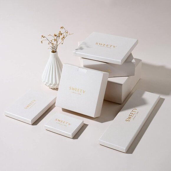 Gold Plated Pearl Drop Earrings Dangle Bridal Prom Jewelry for Women - Picture 9 of 9